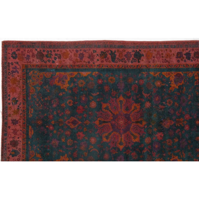 Modern Pasargad DC Modern Design Over-Dyed-9'6" X 13'7" For Sale - Image 3 of 4