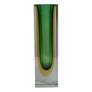 Murano Sommerso Glass Vase by Flavio Poli, 1970 For Sale
