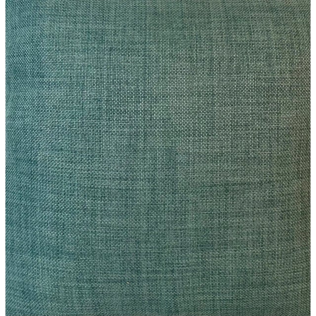 Square Pillow Decorated With a Silver Schnauzer Dog Portrait - Made in the U K For Sale - Image 10 of 12