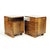Art Deco Bedside Tables in Walnut, Czechoslovakia, 1930s, Set of 2 For Sale - Image 4 of 14