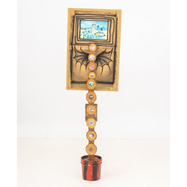 Mia Scarpa "Paradise City" Mixed Media Sculpture For Sale - Image 9 of 13