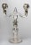 French Glass Candelabra, Pair, Circa 1860 For Sale - Image 4 of 6