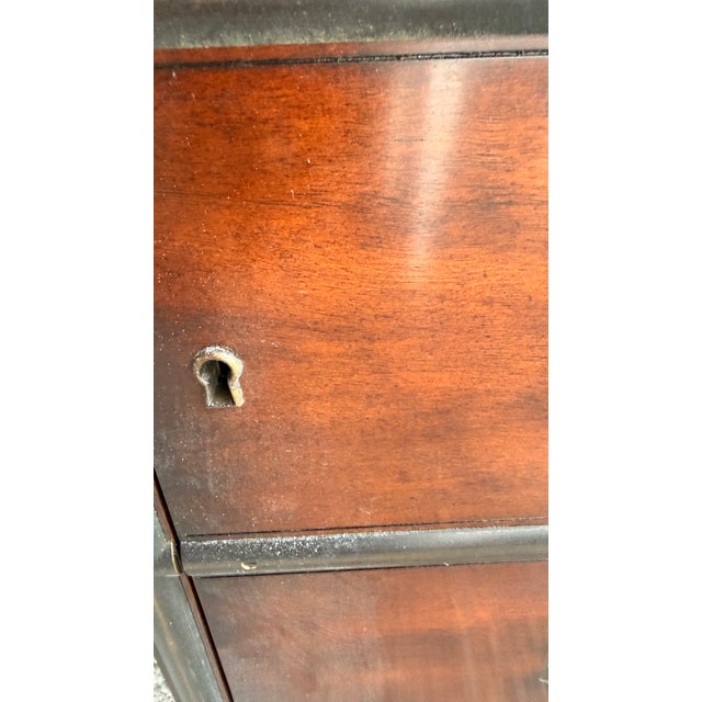 Theodore Alexander Captain Powers 9th Bengal Lancers Campaign Executive Desk For Sale - Image 15 of 17
