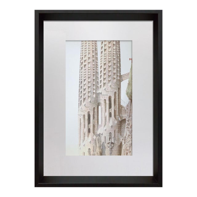 Antoni Gaudi Lithograph Limited Ed. "La Sagrada Familia" ~ Frame Included For Sale