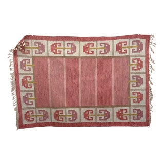 Vintage Swedish Krabba Rölakan Rug attributed to Anna-Greta Sjoqvist, 1950s For Sale