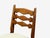 Guillerme & Chambron, Dining Chairs, Oak, Green Fabric, France, 1950s For Sale In New York - Image 6 of 11