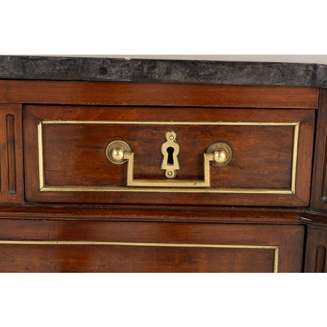 Wood 18th Century French Mahogany Commode For Sale - Image 7 of 10