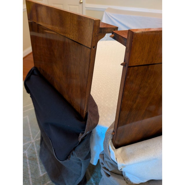 Late 20th Century John Widdicomb Biedermeier Style 48" Round Extendable Dining Table For Sale - Image 15 of 15