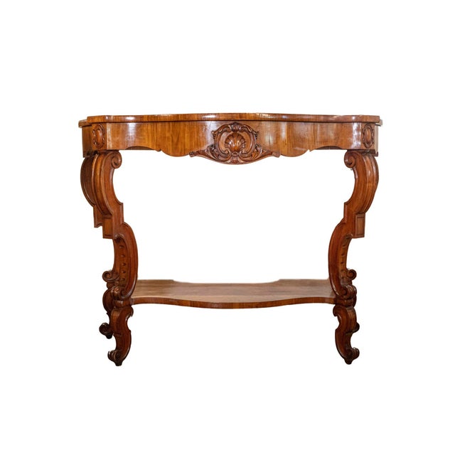 19th Century Pair of Italian Louis Philippe Consoles Circa 1860 For Sale - Image 11 of 16