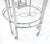 Chrome Round Chrome Mid-Century Modern Bauhaus Glass Top Serving Cart on Wheels For Sale - Image 8 of 12