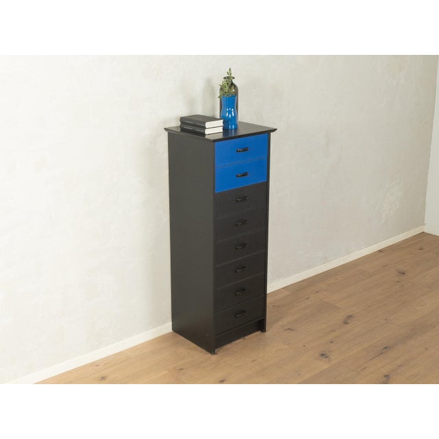 Postmodern Chest of Drawers good workmanship high-quality materials Made in Germany Width: 46 cm Height: 123 cm Depth: 41...