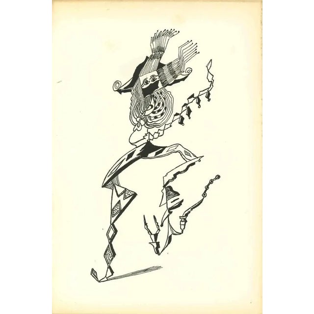 Composition Of Diodora is an original lithography realized by Bruno Capacci in 1950. The artwork is part of an edition in...