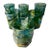 Mid 20th Century Murano Goti Glasses Set of 6 For Sale