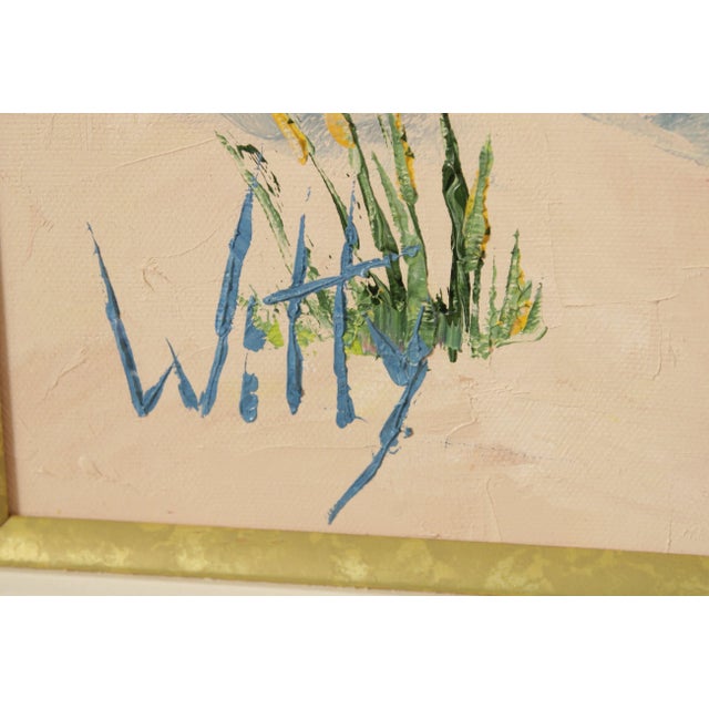 Trisha Witty Children Playing at Seashore Original Oil Painting For Sale - Image 9 of 13