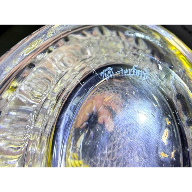 Late 20th Century Waterford Colleen Short Stem Cut Crystal Wine Decanter Stopper Signed For Sale - Image 9 of 9