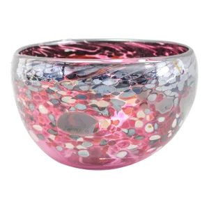 Bill Slade Signed 2003 Art Glass Bowl Vase