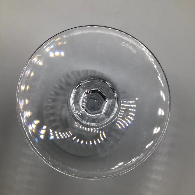 Transparent Waterford Marquee “Hanover” Cut Crystal Water Goblet - 1 For Sale - Image 8 of 13