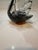Vintage Signed Murano Black Swan Art Hand Blown Glass Sculpture Figurine For Sale In Miami - Image 6 of 14