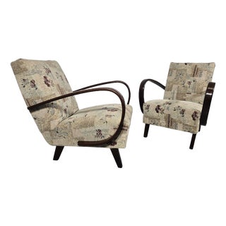 Vintage Armchairs from Jindrich Halabala, 1940s, Set of 2 For Sale
