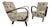 Vintage Armchairs from Jindrich Halabala, 1940s, Set of 2 For Sale