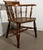 Wood 19th Century Elm and Ash Smokers Bow Office or Desk Chair, 1880s For Sale - Image 7 of 9