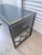 Sligh-Lowry Furniture Co. Vintage Sligh Furniture Black Lacquer Campaign Desk With Gold-Tooled Leather Top & Faux Bamboo Base For Sale - Image 4 of 15