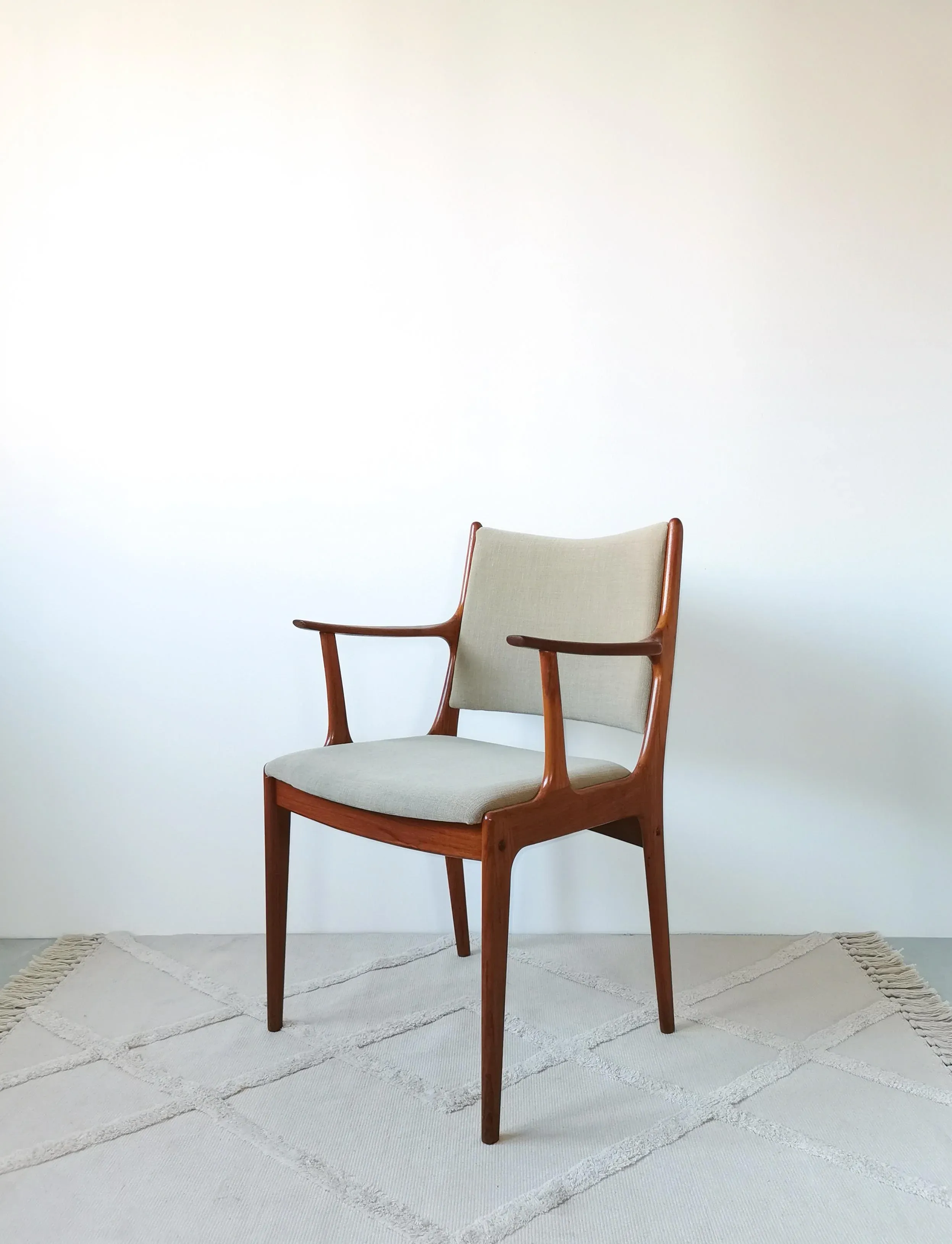 デンマーク Johannes Andersen ローズウッド 本革 Uldum Rosewood Armchair by Johannes Andersen for Uldum Møbelfabrik
