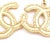 Chanel Chanel Classic Gold CC Dangle Piercing Earrings, A Pair For Sale - Image 4 of 4