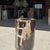 Contemporary Small Side Table in Petrified Wood, Black Heartwood, Bark with Black and Beige Streaks, 1980s For Sale - Image 3 of 18