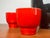 Mid-Century Modern West German Pottery Punch Bowl and Cups from Jasba, 1960s, Set of 7 For Sale - Image 12 of 18