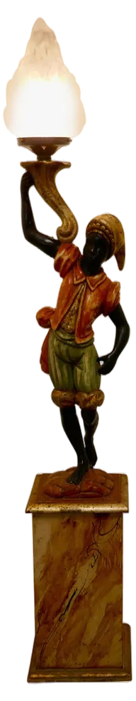 Venetian Figural Floor Lamp, 1900s