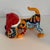Talavera Mexican Pottery Dog Hound, Christmas Puppy, Hand Painted Dog Statue For Sale In Phoenix - Image 6 of 12
