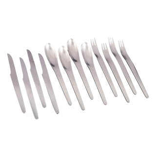 Complete Dinner Service for Four Persons by Arne Jacobsen for Anton Michelsen, 1960s, Set of 12 For Sale