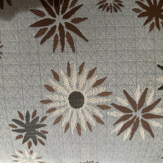 Handcrafted decorative pillow case. Double sided Cosmos Slate, embroidered cotton/linen, 18”X18”, invisible zipper....