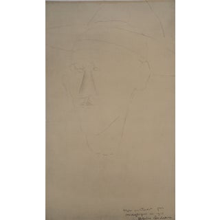 After Amedeo Modigliani, Portrait de Blaise Cendrars, 1959, Lithograph For Sale