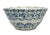 Beautiful Large 12 Inch Size Antique American Blue Spongeware Decorated Stoneware Kitchen Mixing Bowl - 1890s For Sale - Image 17 of 18