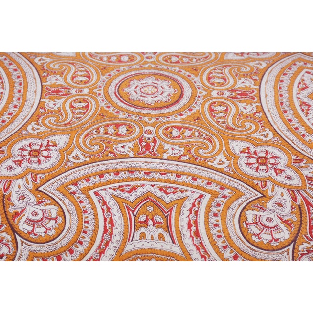 Textile Czech Art Deco Stool in Wood and Hemp, 1940s For Sale - Image 7 of 14