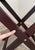 Mid-Century Modern 1980s Dark Wood Folding Butler Tray Table Woven Bamboo Inlay Removable Serving Tray For Sale - Image 3 of 13