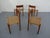 Teak & Papercord Dining Chairs by Poul M. Volther for Frem Røjle, Denmark, 1960s, Set of 4 For Sale - Image 6 of 18