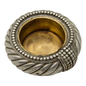 Antique Ethnic North African Moroccan Silver Anklet Ashtray Catchall Dish