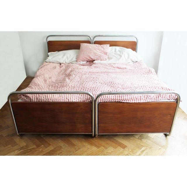 Contemporary Vintage Beds, 1930s, Set of 2 For Sale - Image 3 of 18