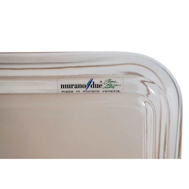 Vintage Murano Glass Table Lamps from Murano Due, 1980s, Set of 2 For Sale - Image 4 of 7