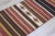 1980s Southwestern Red Striped Runner Kelim For Sale - Image 4 of 9