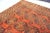Burnt Orange Ersari Burnt Orange, Copper, Rust, Camel & Indigo Square Rug - 8.7 x 9.2 For Sale - Image 8 of 13