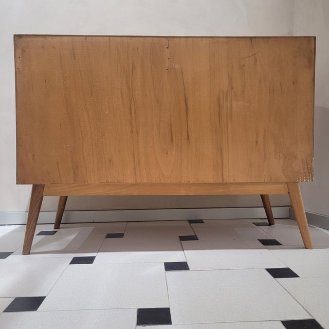 Mid-Century Nordic Chest of Drawers in Beech, Spain, 1950s For Sale - Image 12 of 18
