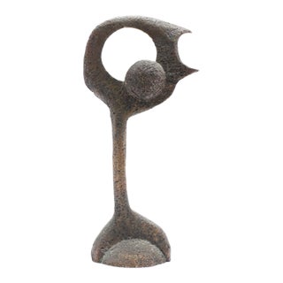 Bronze Modernist Figural Sculpture For Sale