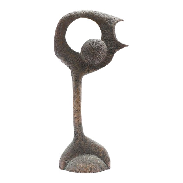 Bronze Modernist Figural Sculpture For Sale