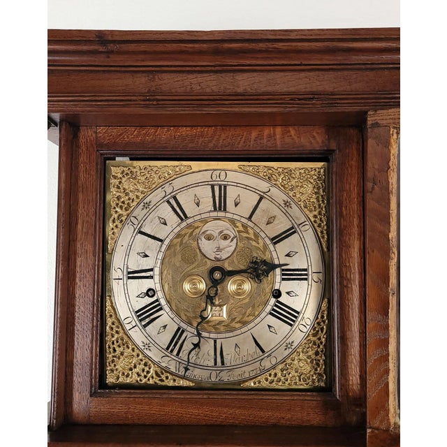 Early Georgian Clock by Richard Marshall Wolsingham, 1734 For Sale In San Francisco - Image 6 of 11
