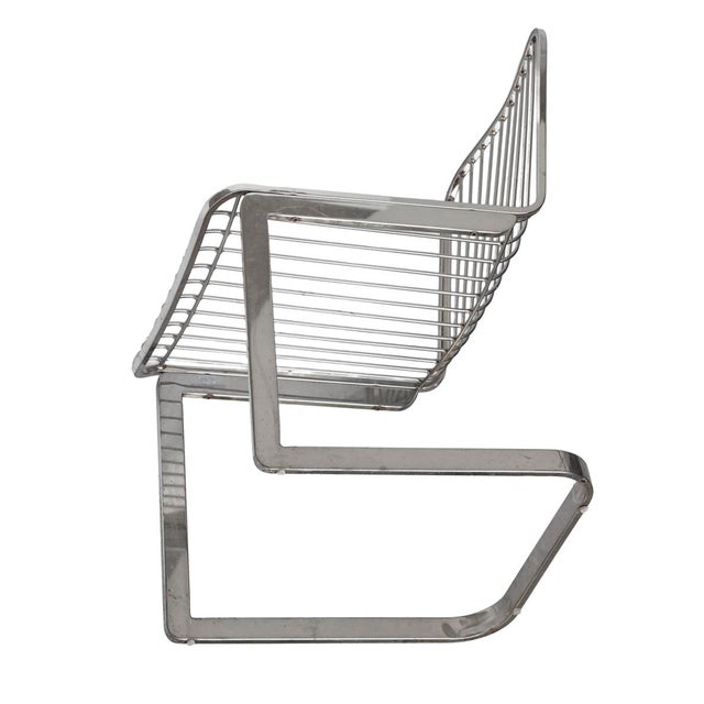 Set of 3, MCM Chrome Chairs For Sale - Image 12 of 15
