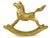 Metal Vintage Solid Brass Rocking Horse Figurine For Sale - Image 7 of 7